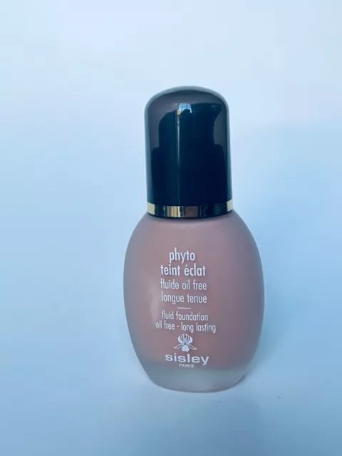 Sisley Phyto Teint Eclat Fluid Foundation Oil Free #3 NATURAL 1 Oz New Unbox