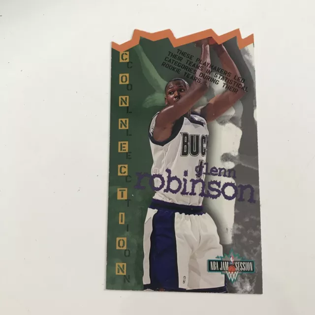 Glenn Robinson Milwaukee Bucks 1995 Fleer Nba Jam Session Tradecard