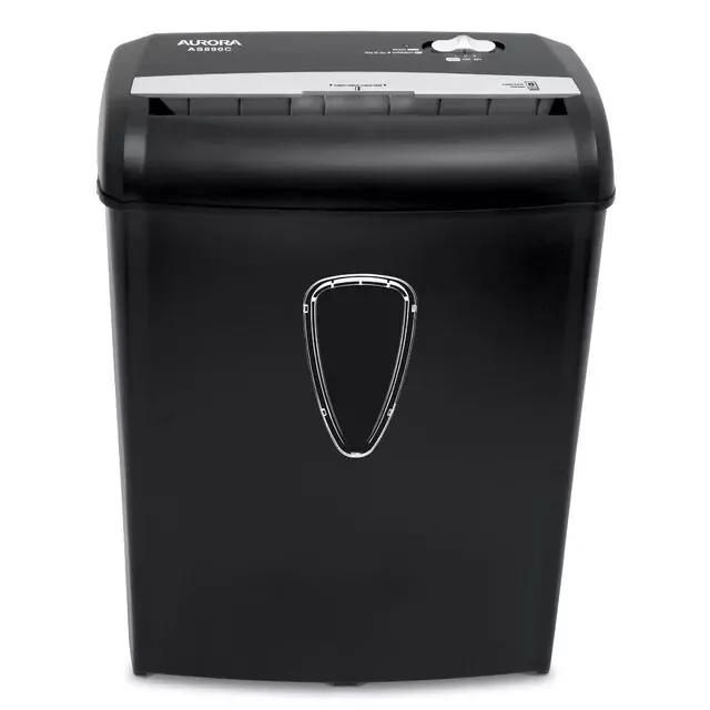 NEW 8-Sheet Cross-Cut Paper Shredder, BlackAS890C