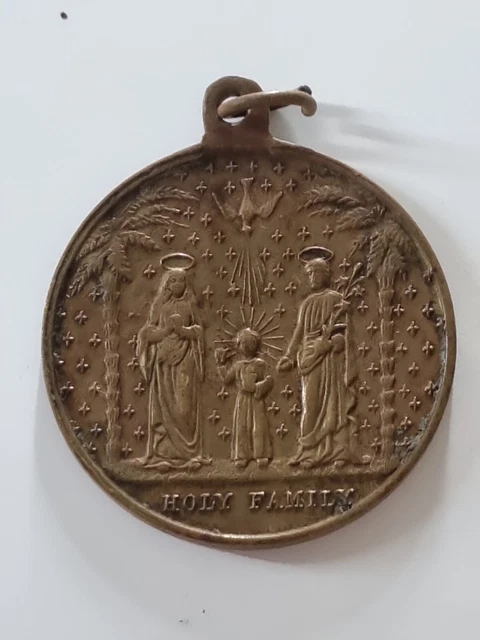 Archconfraternity of the Holy Family Catholic Medal Pendant