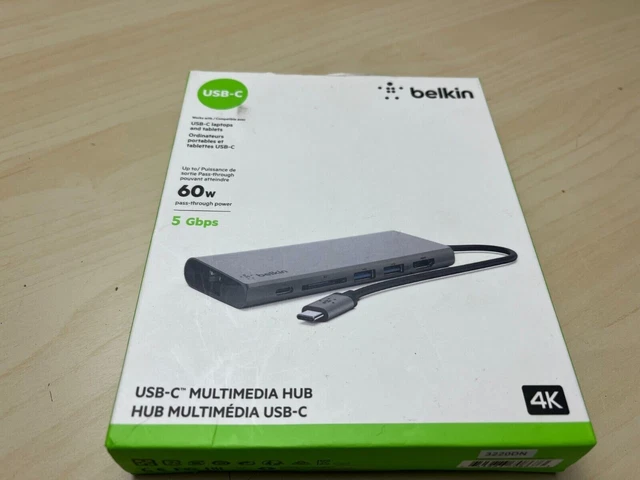 BELKIN Hub USB-A / USB-C 30 W Zwart (BUZ001BT2MBKB7