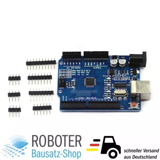 UNO R3 Board ATMega328P CH340G Entwicklungsboard Arduino kompatibel 3