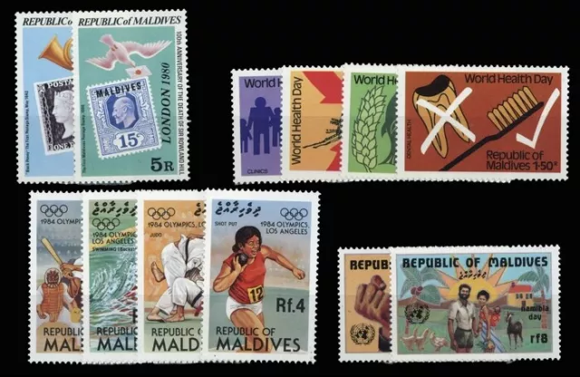 1980, Malediven, 875-76 u.a., ** - 1672753