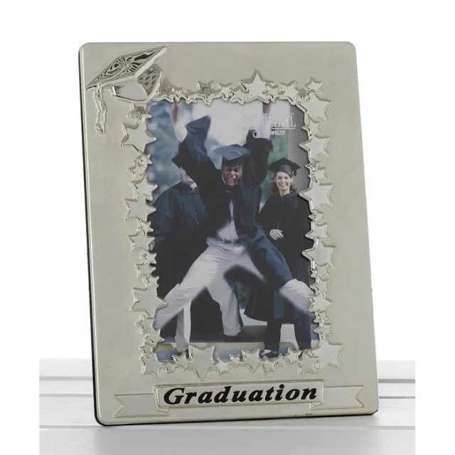 Graduation Gifts Present Photo Frame Memories Party Home Decorations Satin Silve