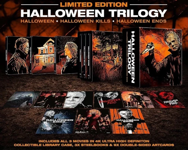 HALLOWEEN TRILOGY (LIMITED Edition Steelbook Library Case) £70.00