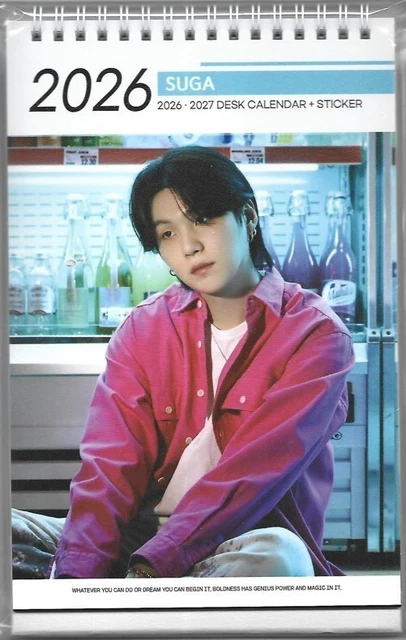 BTS SUGA FOTOKALENDER 2026 2027 K POP 2025 11 1 EUR 24 14 PicClick DE BTS Suga Fotokalender 2026 2027 K POP 202511 1.webp