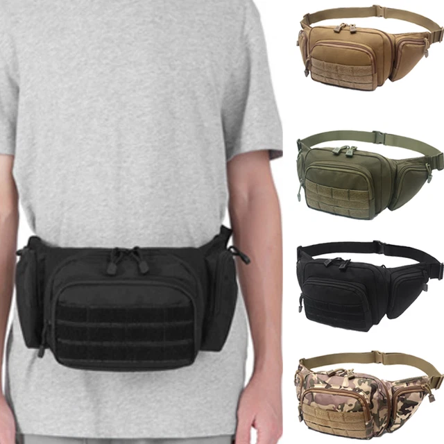 TACTICAL FANNY PACK Gun Holster Concealed Pistol Military Waist Bag