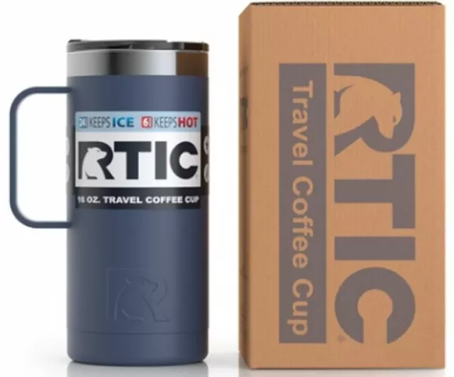 RTIC 16 Oz Stainless Steel Travel Coffee Cup Vacuum Insulated Tumblers/Mugs 5