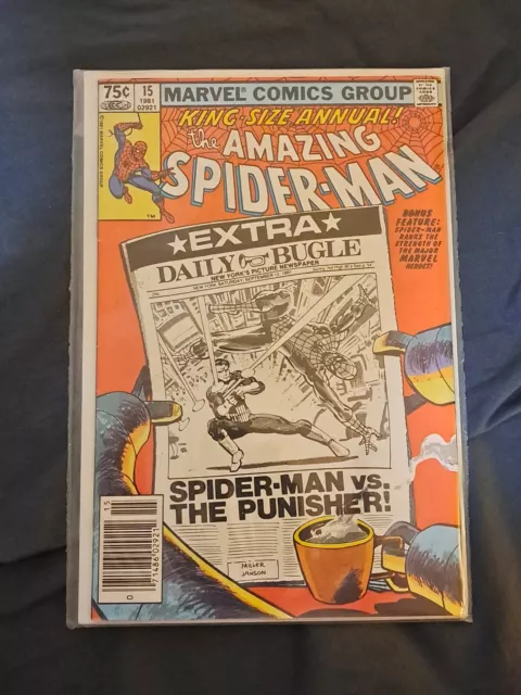 Marvel The Amazing Spider-Man Vol 1 No 15 1981 Spiderman vs. The Punisher