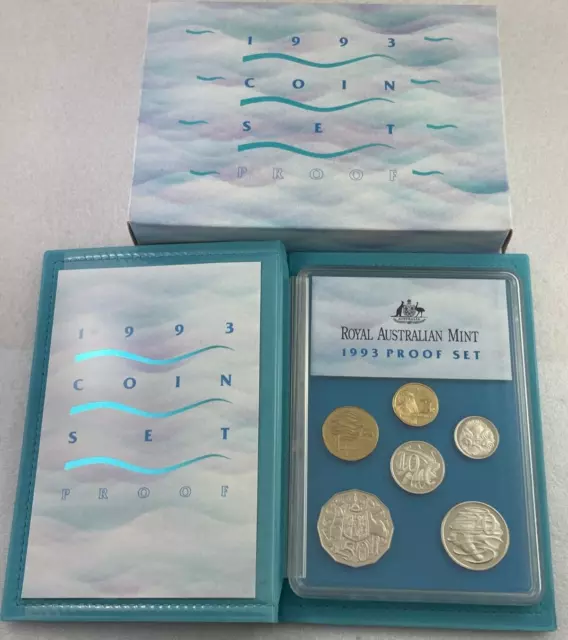 1993 Australian RAM PROOF COIN SET. Excellent complete set all round. SUPERB!!!