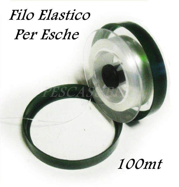 Filo Elastico Per Esche Da Pesca In Mare – Per Sarde, Bolentino, Traina E Surfcasting – Generico