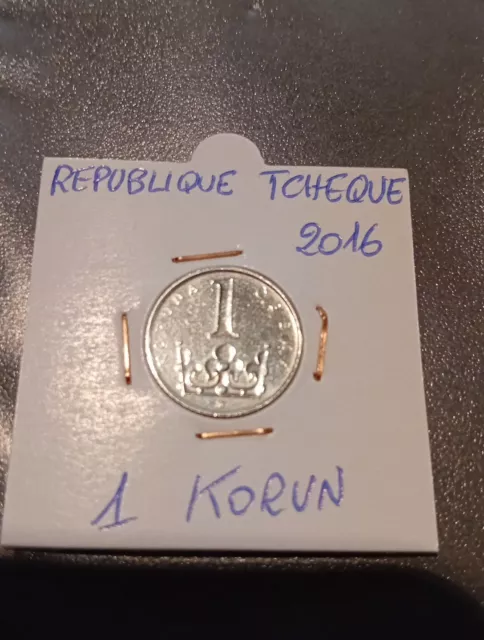 Pièce De Monnaie De  2 Korun Année 2016 République Tchèque  TB