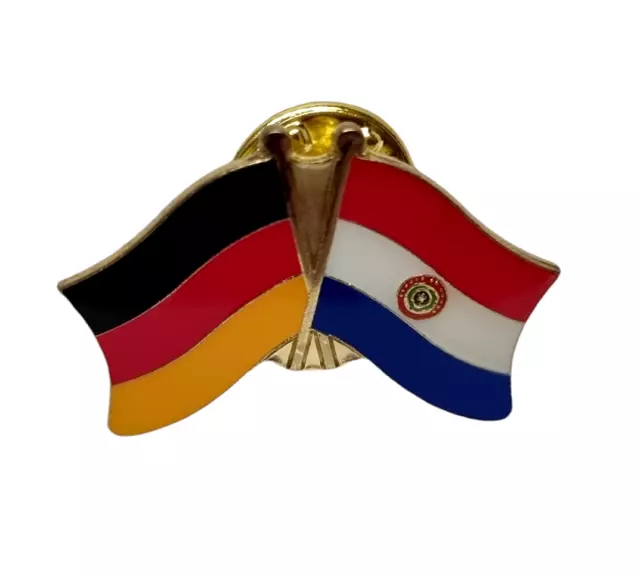 Deutschland Paraguay Pin Anstecker Flaggenpin Anstecknadel Fahne Fahnenpin Badge