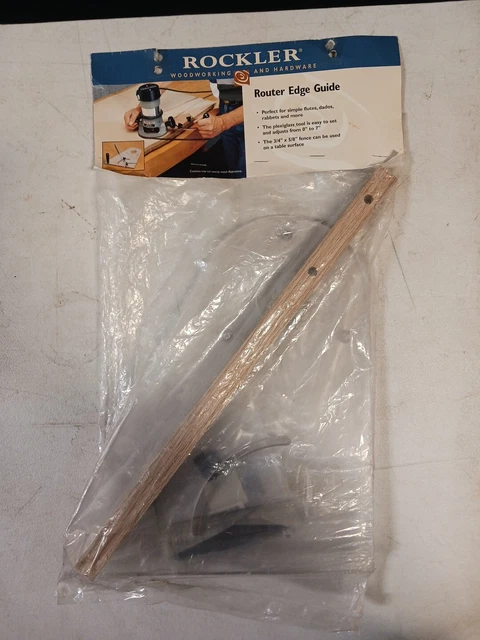 ROCKLER ROUTER EDGE Guide Acrylic $17.99 - PicClick
