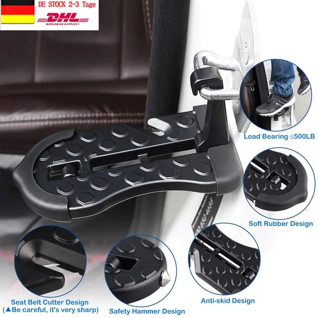 Auto Türschwelle Fahrzeug Türstufe Fußpedal Leiter für Jeep SUV Truck Dach DE