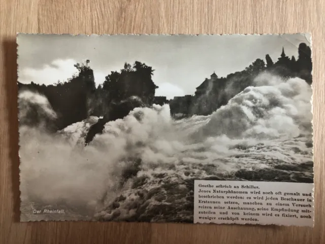 Rheinfall • Neuhausen Schaffhausen • Ansichtskarte 1938 gelaufen