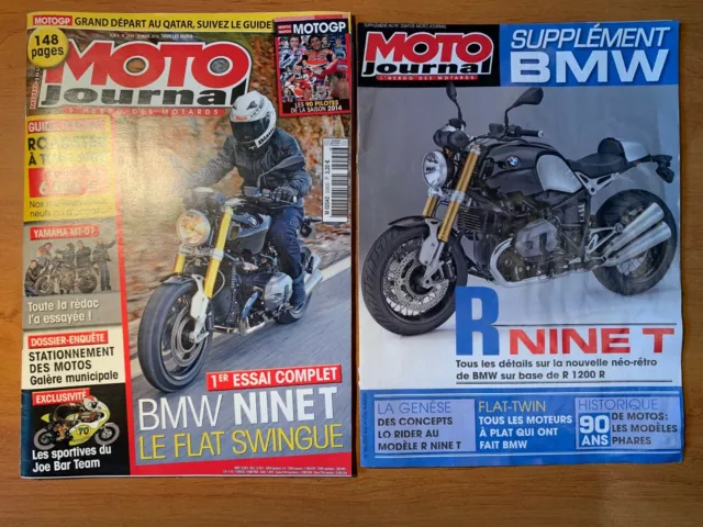 MOTO JOURNAL 2090 + supplément du 2069 spécial BMW R1200 NINE T (H2)