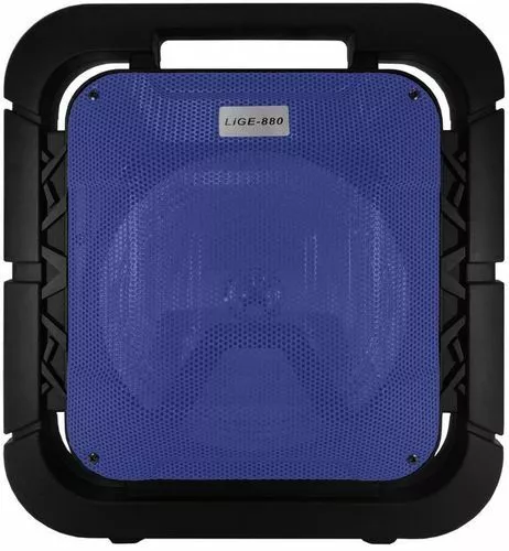 Altavoz Bluetooth Portátil Recargable 8" USB Difusor Altavoz LED