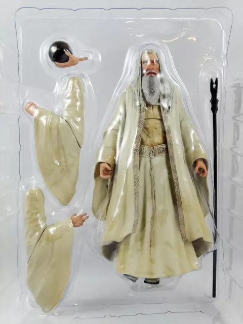 Le Seigneur des Anneaux - Saroumane le Blanc - Figurine articulée Diamond Select 2