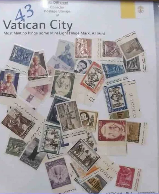 Vatican City Postal Postage Stamp Stamps Rare Mint Used Bulk 1800 1900 2000