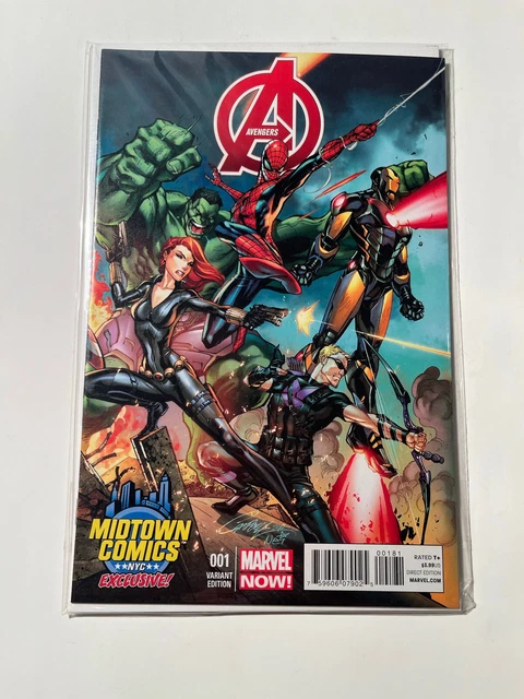 Avengers Midtown Comics Exclusive J. Scott Campbell 001 Variant Marvel Now!