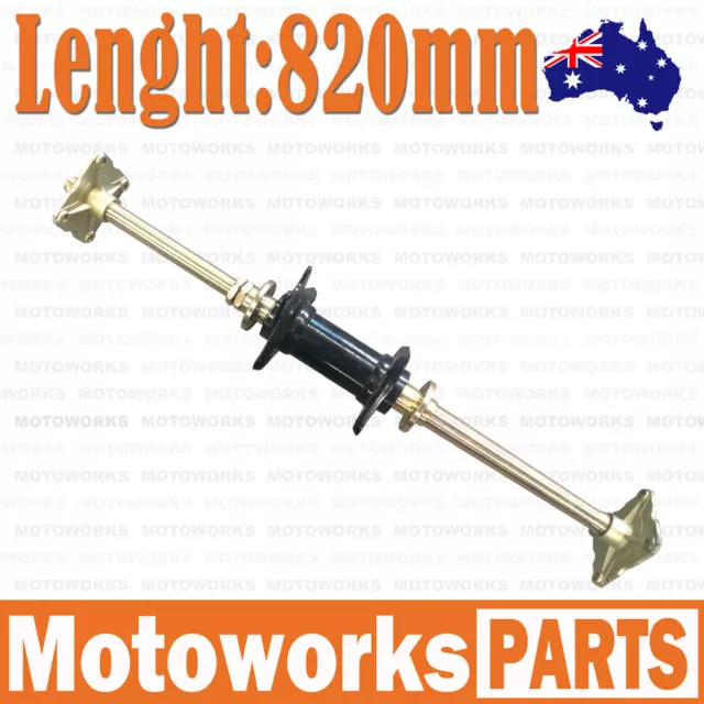 Rear Axle Assembly + Carrier Hubs 150cc 250cc Quad Dirt Bike ATV Dune Buggy Sp