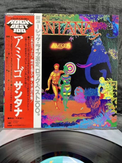 Santana – Amigos | Japan Pressung LP Vinyl Schallplatte OIS OBI Rock