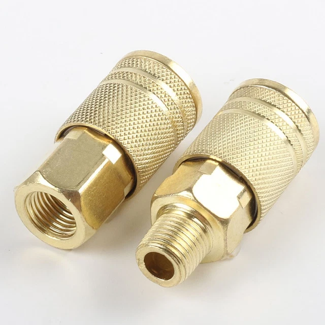 Douilles Valve Électronique VGOL - Lot De 2 - 7 Broches Cuivre Doré - Compatible EB91/EF95/EL90...