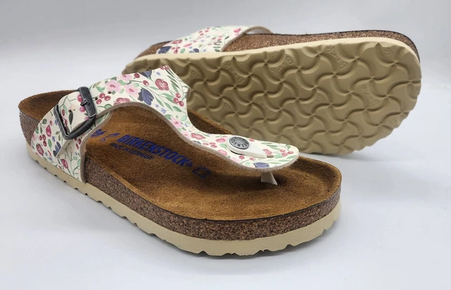 Sandals Birkenstock Meadow Flowers Beige BIRKENSTOCK Gizeh Birko