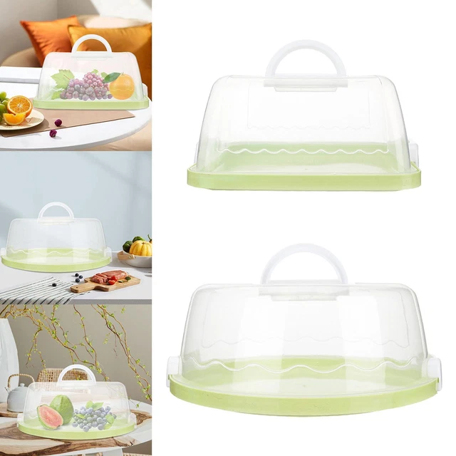 Tnarru Porte-Gâteau avec Poignée Boîte à Gâteau Portable, Support à