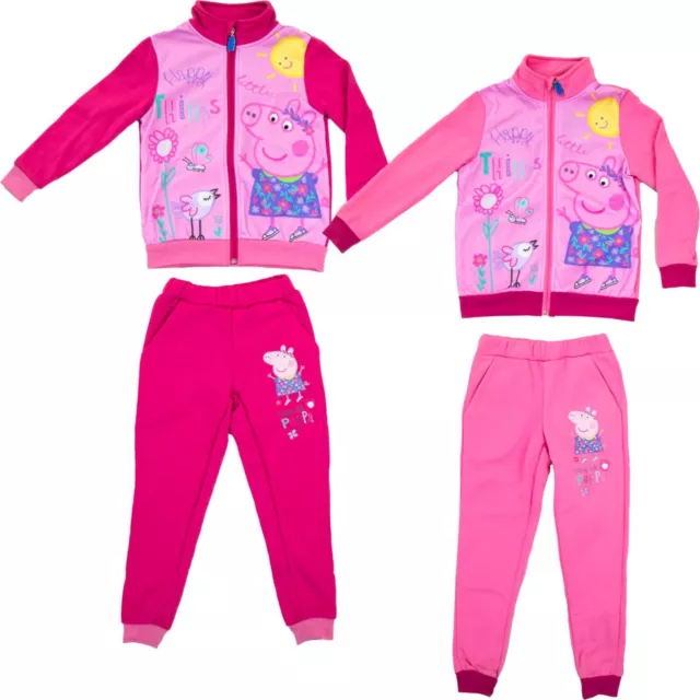 Tuta bimba Peppa Pig abbigliamento bambina invernale completo 3 4 5 6 7 8 anni