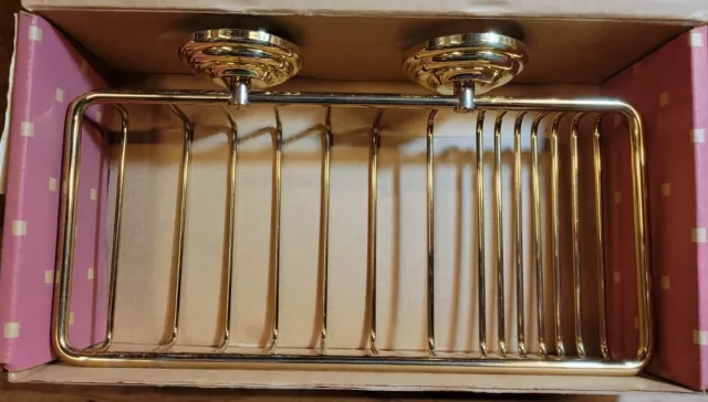 Broadway Collection-Old Dominion-Soap/Sponge Brass Basket Tray - New Open Box