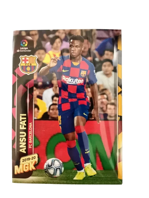 2019-20 PANINI LA LIGA MEGACRACKS #72BIS Ansu Fati ROOKIE Card RC F.C. Barcelona