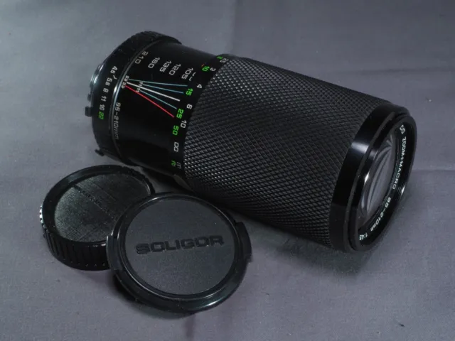 Nice MC Soligor C/D Zoom + Macro 95-210mm 1 :4.5 Lens f4.5 minolta md mount