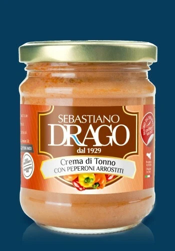 Crema Di Tonno E Peperoni Arrostiti Conserve Bruschette Condimenti 3 Da 180 Gr