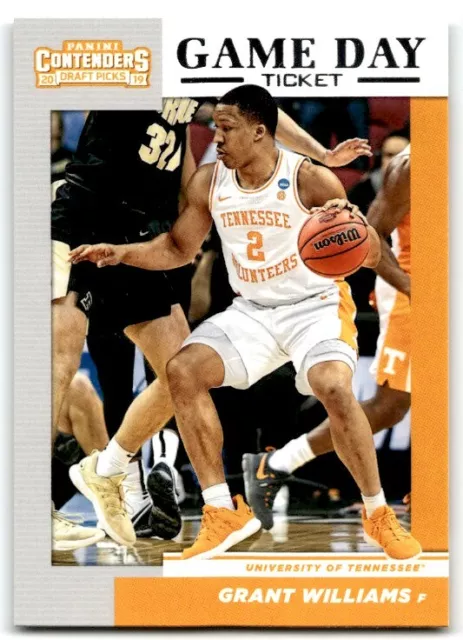 2019-20 Panini Contenders Draft Picks Game Day Ticket Grant Williams Rc Boston