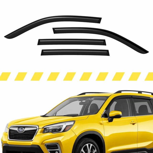 Sun Rain Visors Wind Rain Guards for 2019-2023 Subaru Forester