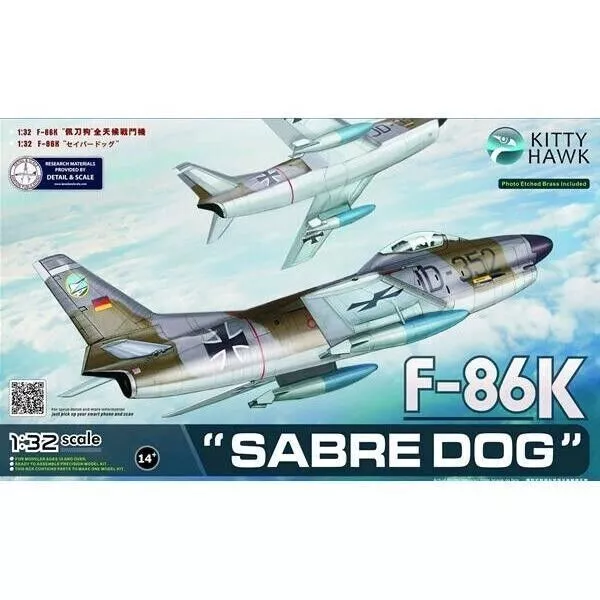 Kitty Hawk: NATO F-86K Sabre Dog - Bundeswehr in 1:32