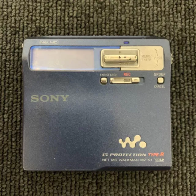 Sony Walkman MZ-N1 Net MD Minidisc Player & Recorder Blue from JPN Used