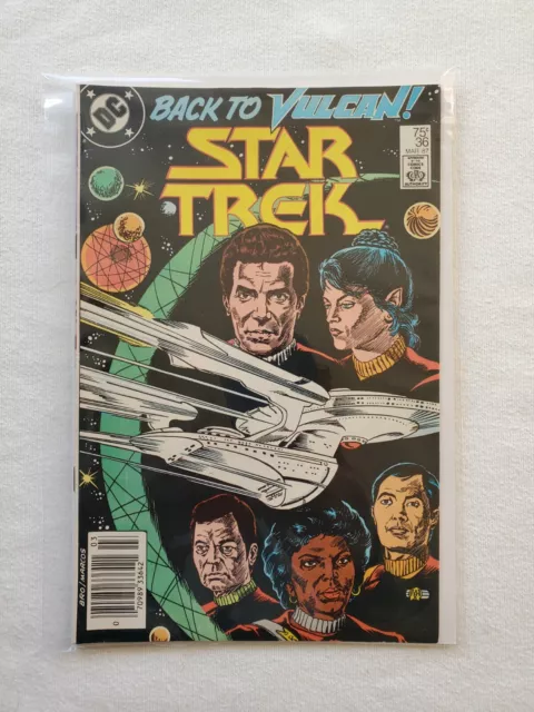 ~Vintage~ Star Trek #36 March 1987 Dc Comics  Back To Vulcan!