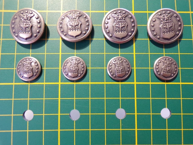 Collection De Boutons En Bois Ancien - Diamètre 30 Mm, Couleur Noire - Lot Pour Artisanat Ou Couture