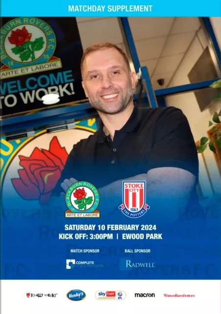 BLACKBURN ROVERS v STOKE CITY 10 February 2024 OFFICIAL 44 pg