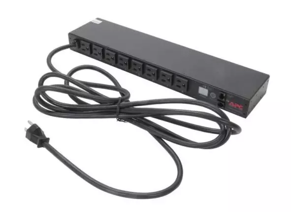APC AP7900 Rack Mount PDU Switched Rack 120V/15A 8 Outlets 1U Rackmount