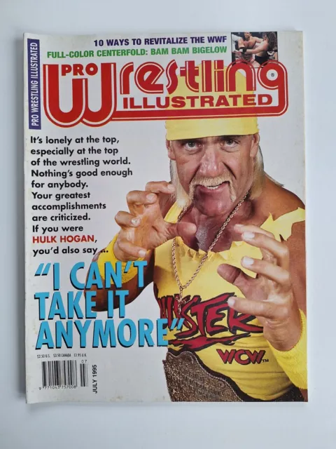 1995 July Pro Wrestling Illustruated Magazine PWI WWF WCW WWE Undertaker Poster