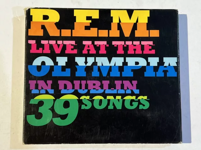 R.e.m. Live At The Olympia In Dublin 39 Songs Cds & Dvd 3 Disc Boxset Rem