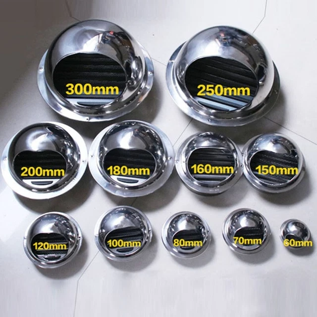 Migliore fessura di ventilazione parete acciaio inox copertura metallo scarico griglia 10 cm