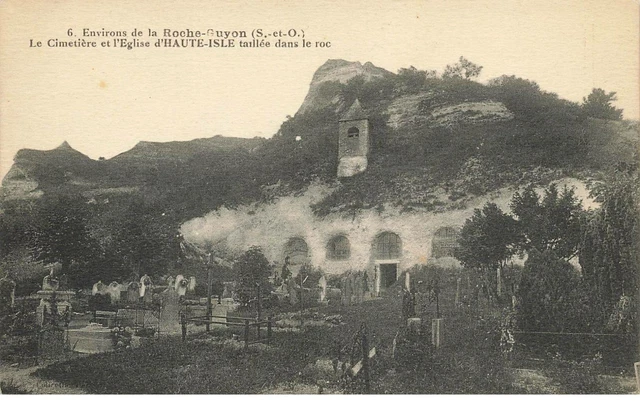 95 La Roche Guyon #As30107 Environs De La Roche Guyon Cimetiere Et L Eglise D H