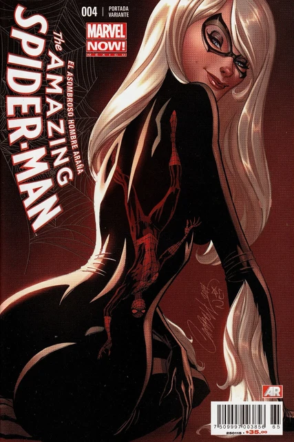 MARVEL Mexico AMAZING SPIDER-MAN #4 J. Scott Campbell Variant