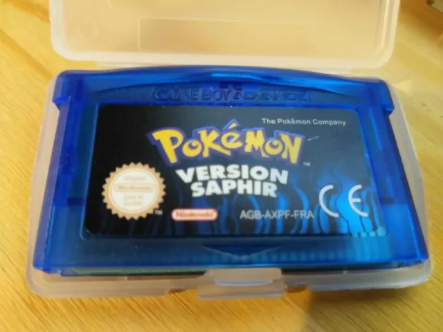Jeu Game Boy Advance GBA Pokémon Version Saphir