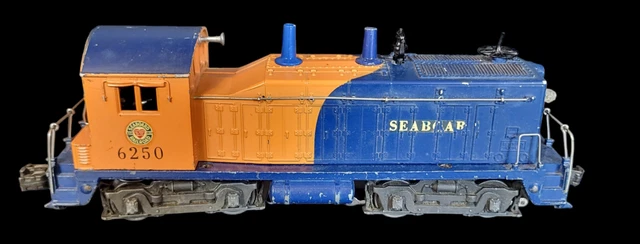 Vintage Postwar Lionel O Gauge No.6250 Seaboard Railroad NW-2 Diesel Locomotive